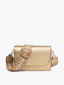 Noah Crossbody with Guitar Strap Gold