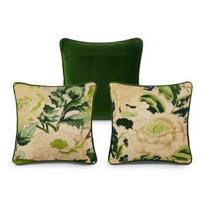 Tranquil Green Garden Pillow