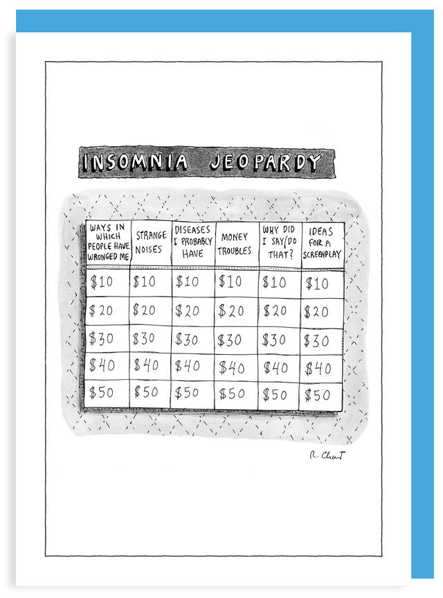 Insomnia Jeopardy