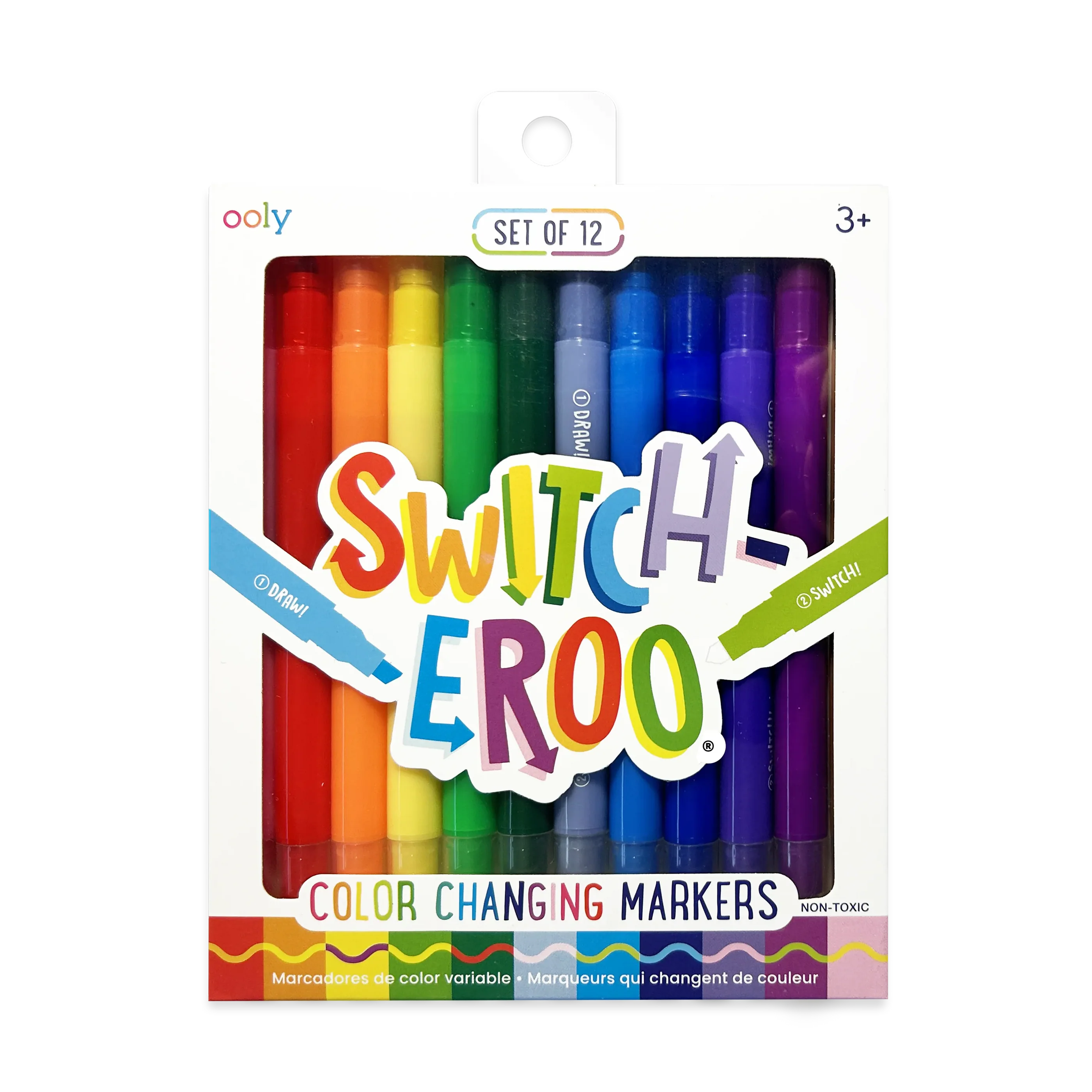 12 Switch-eroo colour changing markers