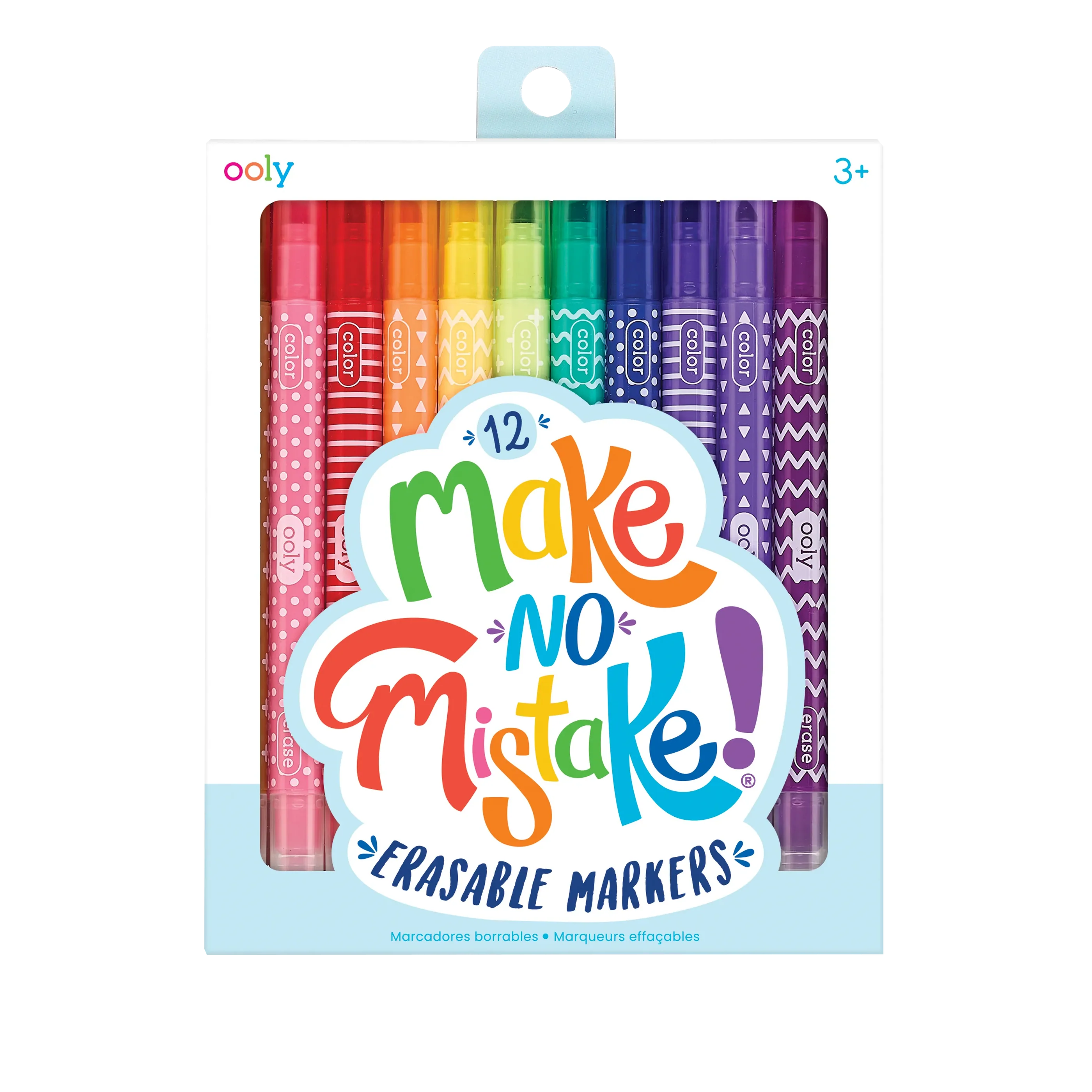 12 Make no Mistake Erasable Markers