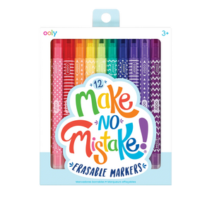12 Make no Mistake Erasable Markers