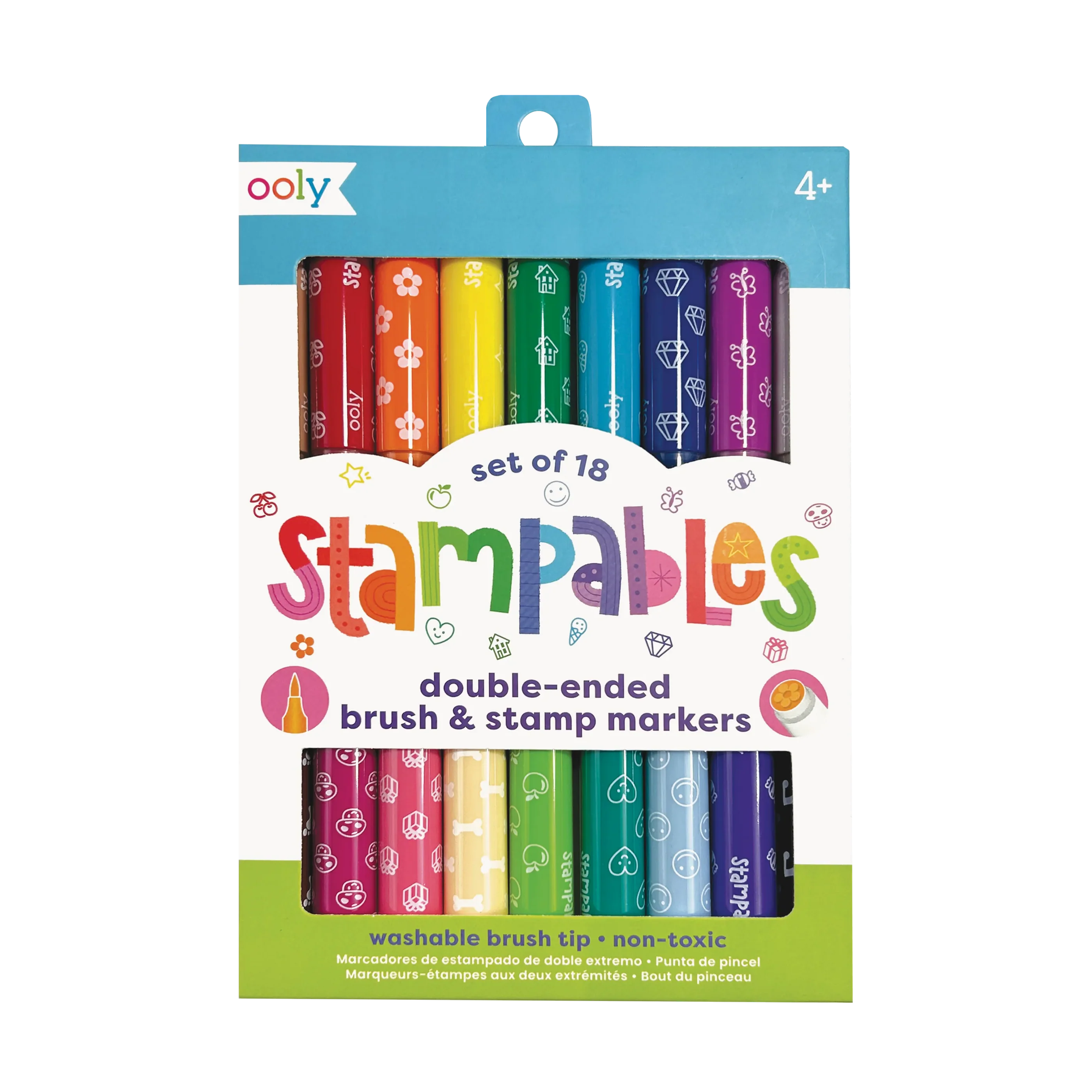 18 Stampables Double-Ended Markers