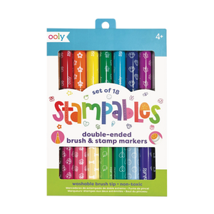 18 Stampables Double-Ended Markers