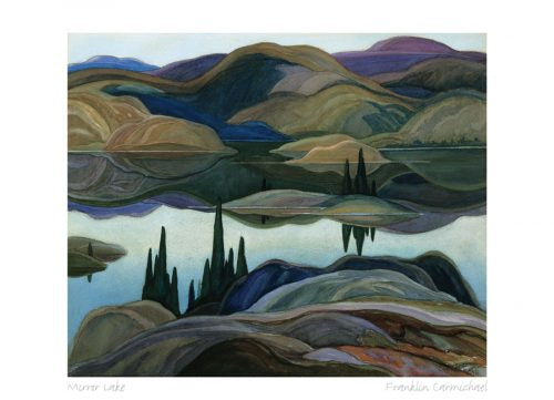 Franklin Carmichael Mirror Lake 9”x 6”