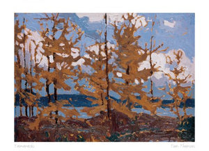 Tom Thomson Tamaracks 9” x 6”