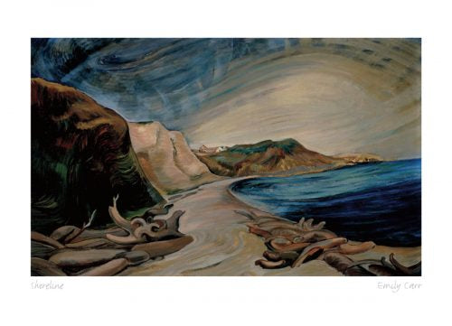 Emily Carr Shoreline 9” x 6”