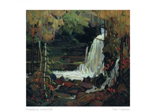Tom Thomson Woodland Waterfall 9” x 6”