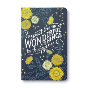 Expect the most Wonderful things Journal 128 lined pages 5”x8”